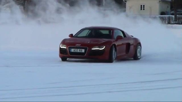 ACE Competition AUDI R8 V10 on ice - Sweden