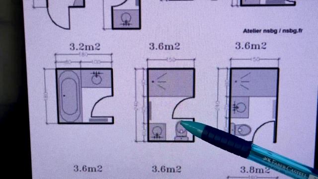 Como DISEÑAR UN BAÑO pequeño (debajo de una escalera) + MEDIDAS EN PLANTA (2x2)