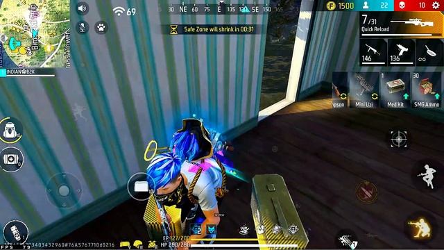 SOLO VS SQUAD || AWM+MP40 100% RUSH GAME PLAY || OP BOOYAH