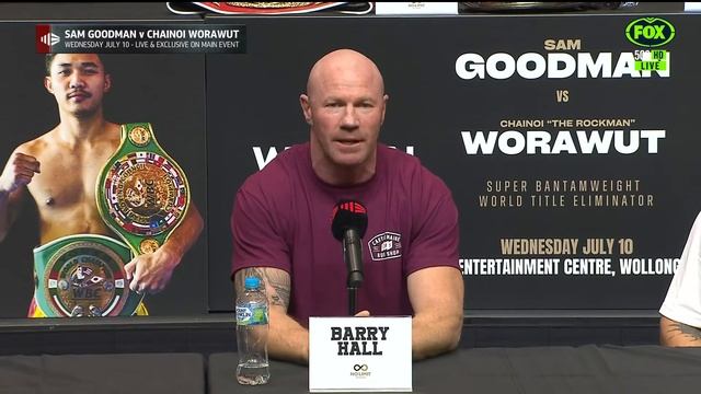 Sam Goodman v Chainoi Worawut Press Conference | #GoodmanWarawut| Wollongong, Australia