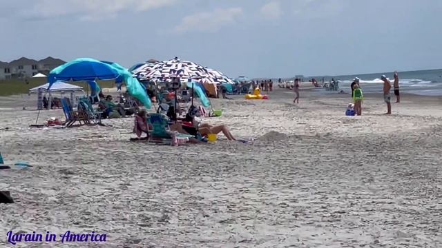 АТЛАНТИЧЕСКИЙ ОКЕАН 🌊ИЗУМРУДНЫЙ ОСТРОВ🏝️СЕВЕРНАЯ КАРОЛИНА/NORTH CAROLINA. EMERALD ISLE