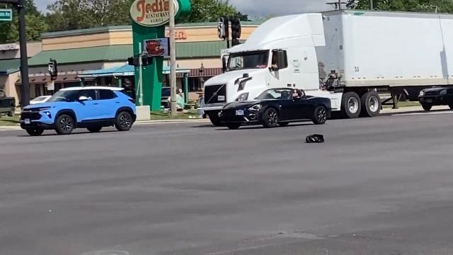 Spotted another Abarth 124 Spyder in Oak Lawn, Illinois.