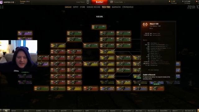 World Of Tanks Object T140 line after the Bat, coming after Poland
