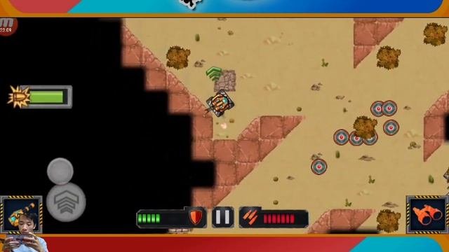 STEEL MONSTERS WAR: Hills Of Steel, Tank Battle 2D, Gerand Bent Barrels Severe Resistance