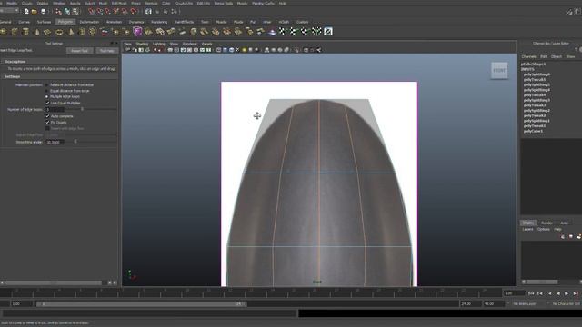 Spoon Modeling Using only "Insert Edge Loop Tool"