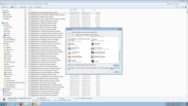 how to open replays with xvm for testing settings