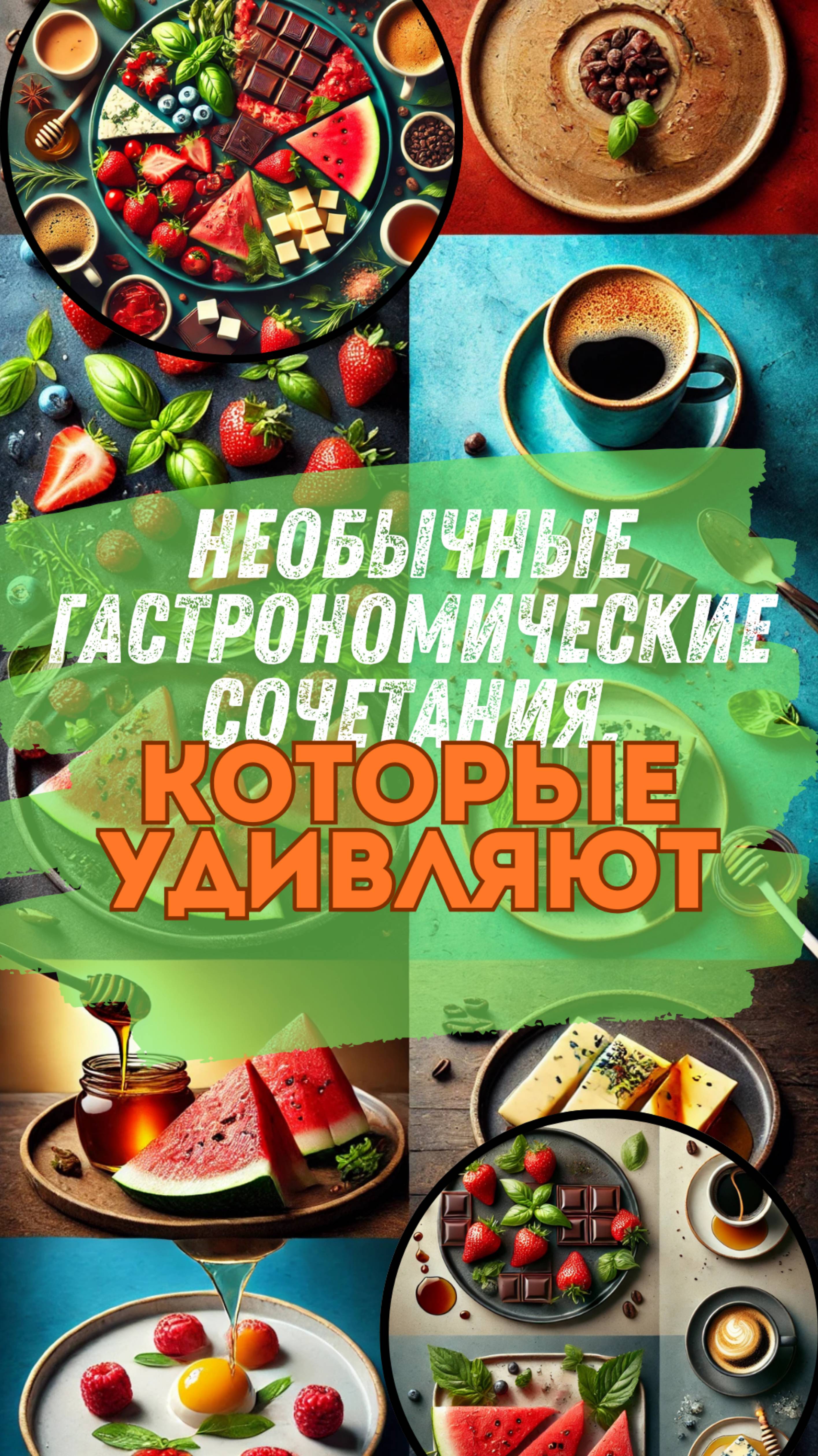 Необычные гастрономические сочетания, которые удивляют! 🍽️🔥