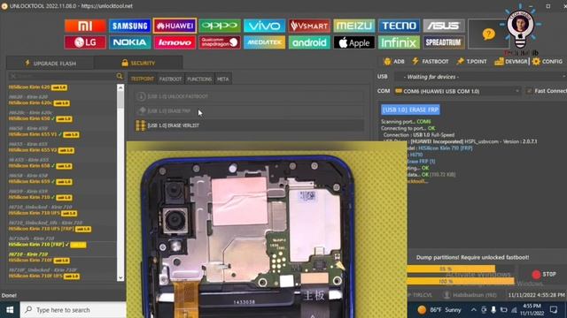 HUAWEI NOVA 3I FRP UNLOCK 100% TESTED-BY UNLOCKTOOL