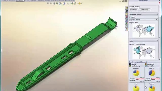 SOLIDWORKS What's New 2010: Section 33 - SolidWorks SustainabilityXpress