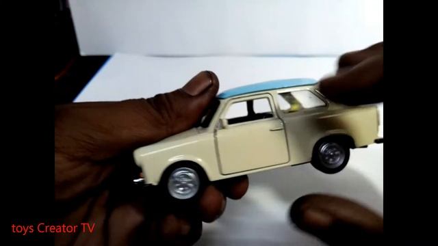 REVIEW welly diecast mobil classic TRABANT 601 mirip mr bean skala 1/34