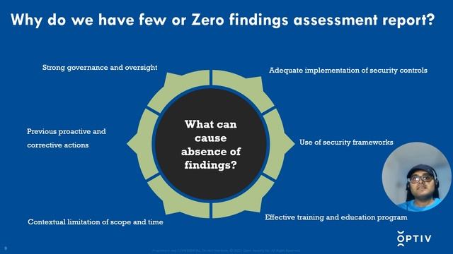 Managing Perspectives for Assessment Reports with Few or Zero Findings