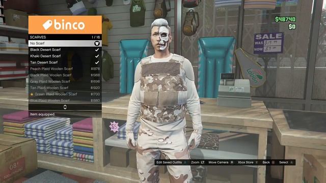 GTA 5 Online: SMUGGLER'S RUN MILITARY OUTFIT