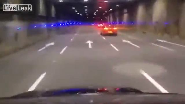 ★ LiveLeak || Illegal race in a tunnel goes wrong