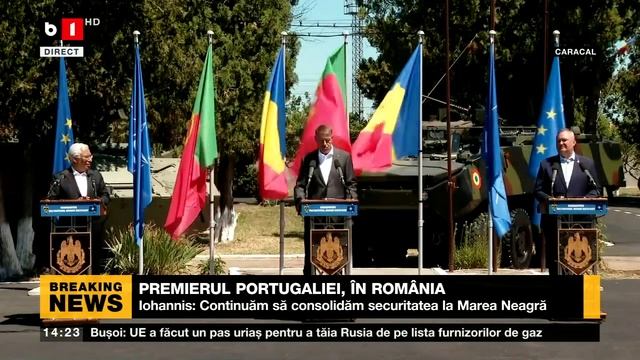 TALK B1 ORA 14.00 CU I. PETRARU- IOHANNIS:VOM CONTINUA SĂ REACȚIONĂM PENTRU DESCURAJAREA CONFLICULU