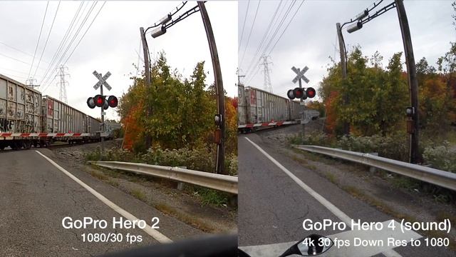 GoPro Hero 4 Black vs GoPro Hero 2 - Which Looks Better? (4k/30 fps down res to 1080 vs 1080/30fps)