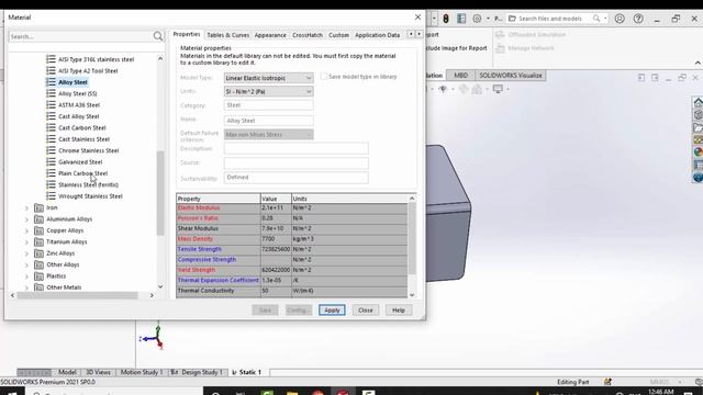 Solidworks stress analysis Tutorial