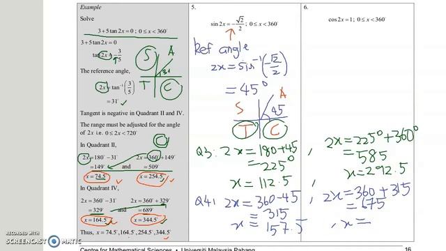 [part 2] 6.3 Trigonometric equations