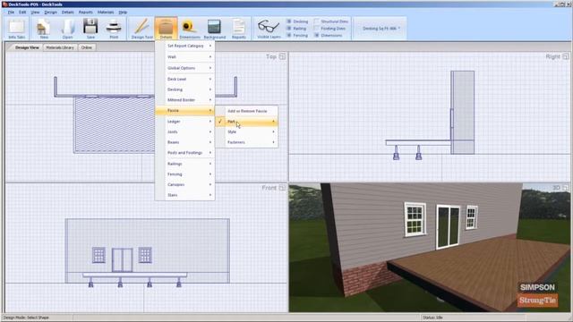 1030 Add Fascia - DeckTools Software Tutorial Training Video.mov