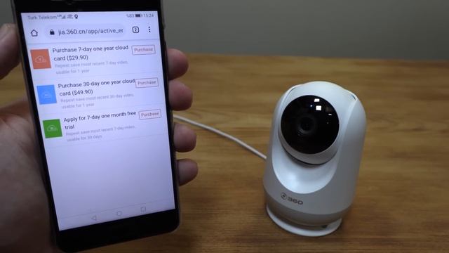 360'tan D806 model isimli çocuk odası ve güvenlik kamerası