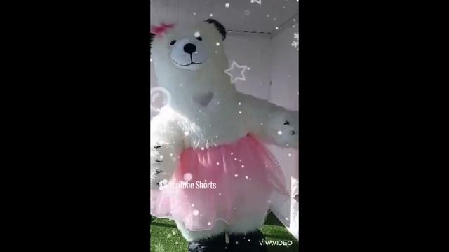 Надувной белый Мишка