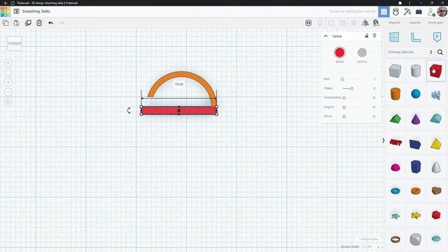 Tutorial TinkerCAD EP 009 - Organizador Cabos