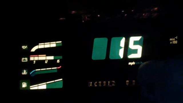 LCD Instruments in Opel Monza GSE