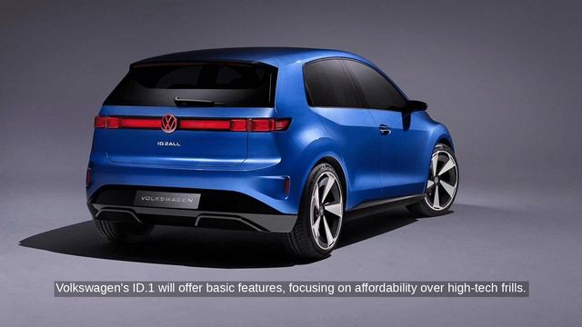 Volkswagen ID.1 Debuting by 2027 for under $22,000: Report