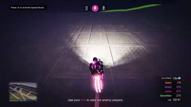 DANGEROUS TRON LASER BIKE BATTLE??? (GTA 5 Deadline)