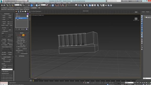 Creating a Dumptruck in 3dsmax, Part 1