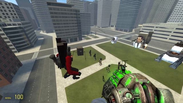 БИТВА СКИБИДИ ТУАЛЕТОВ В ГОРОДЕ В Garry's mod ЧАСТЬ 2