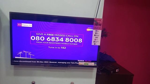 32 inch SONY HD LED TV & Free Tata Sky Set Top Box