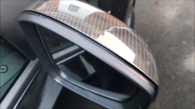 VW Up! GTI Carbon fibre mirror caps with dynamic indicators