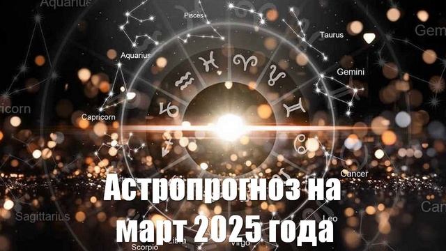 Астропрогноз для всех знаков зодиака на март 2025 года