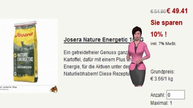 Josera Energetic Hundefutter 15 kg