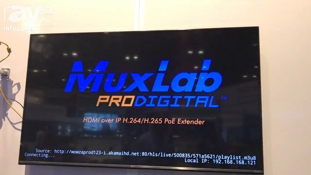 InfoComm 2017: MuxLab Demos 500762 Model H.264 & H.265 HDMI over IP 4K60