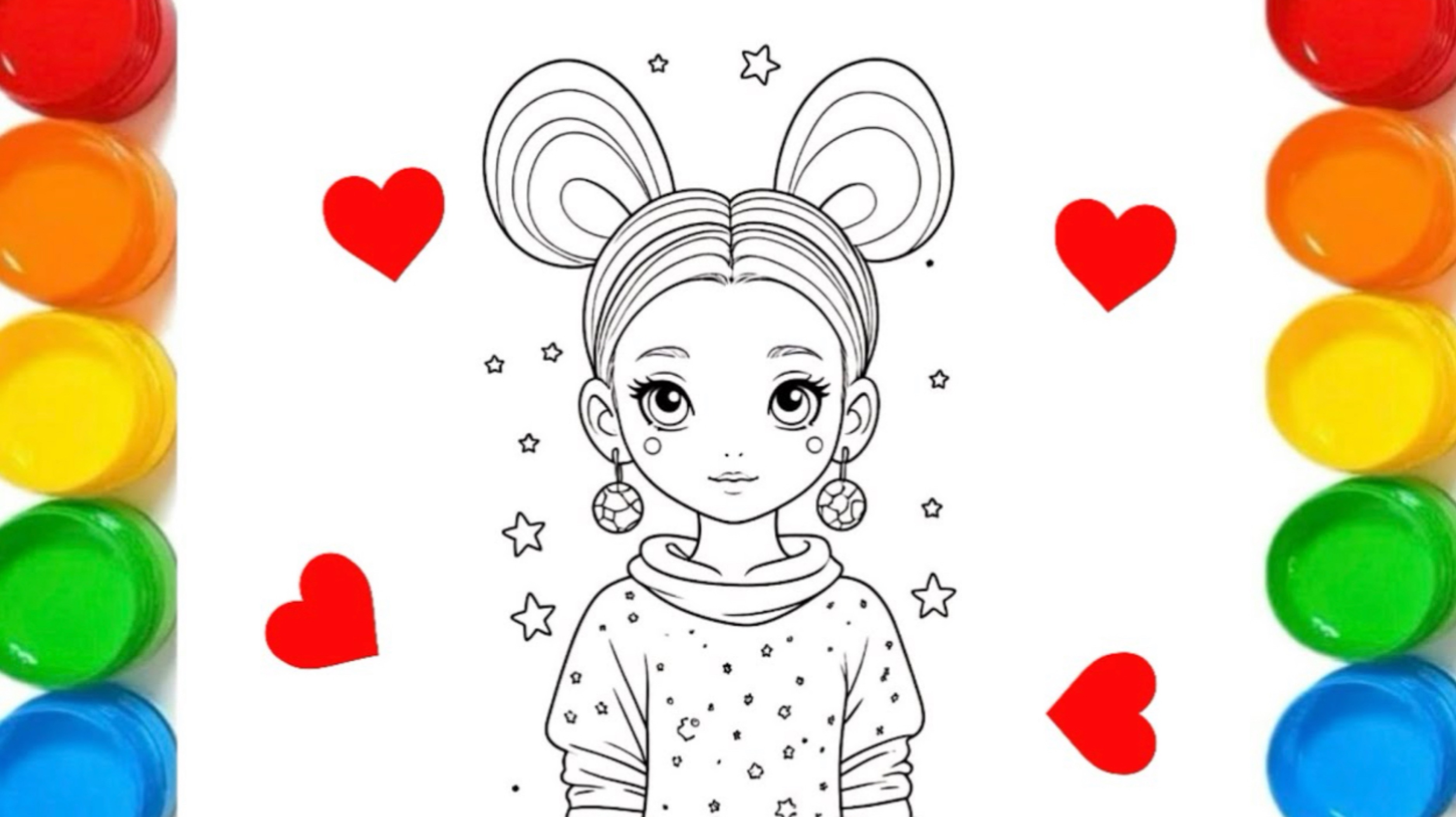 Раскраски🎨|для ДЕТЕЙ 👧🏻👦🏼|Пошаговые детали|Рисуем Вместе❤️