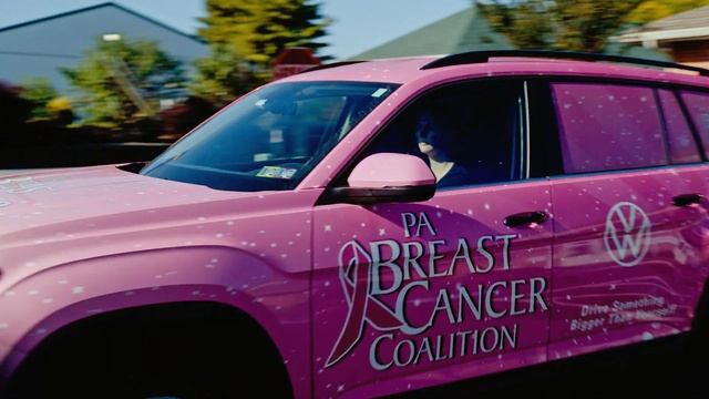 Surprising PA Breast Cancer Coalition with a VW Atlas