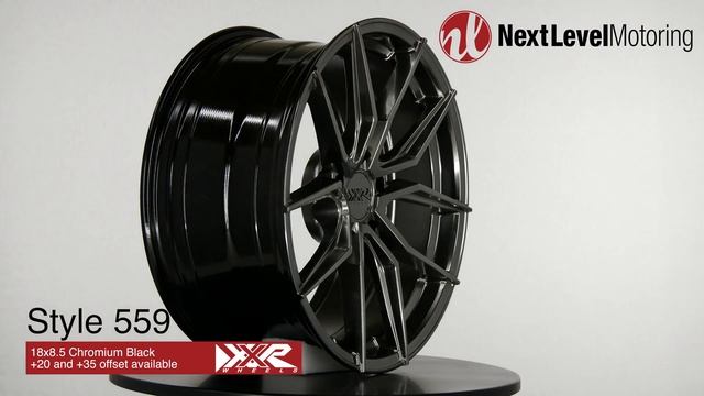 NLMotoring.com 360: XXR 559 18x8.5 Chromium Black