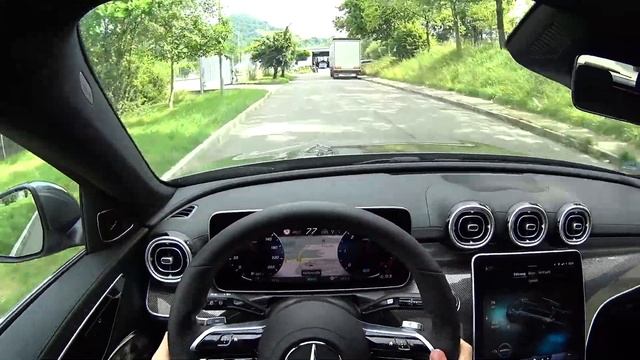 2022 Mercedes-Benz C300d T-Modell - short test drive | POV