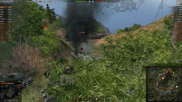 Лучший Бой WoT - Maus Забытый Нагибатор! -11 Танков