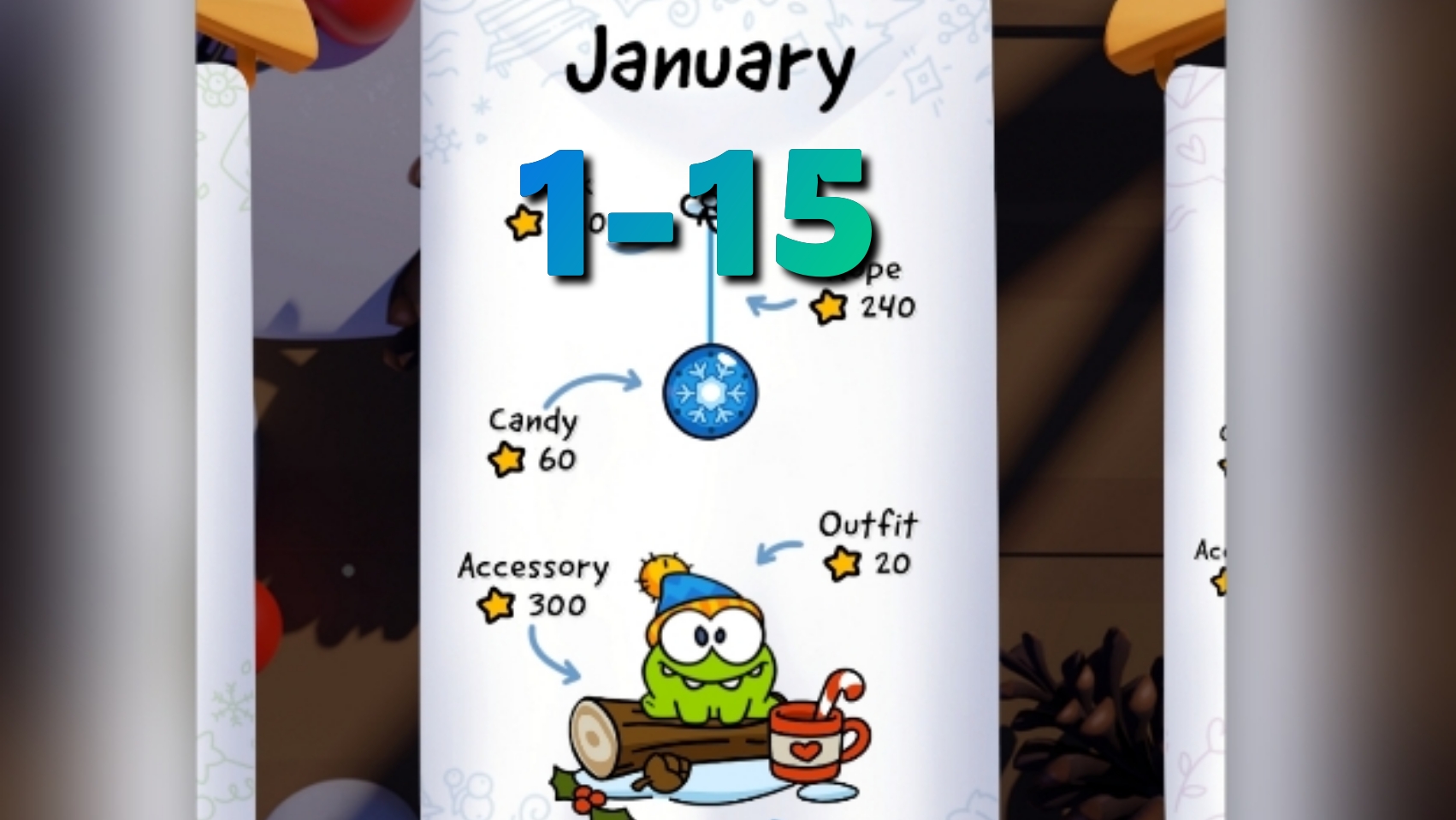 Cut the Rope Daily. January 1-15  2024