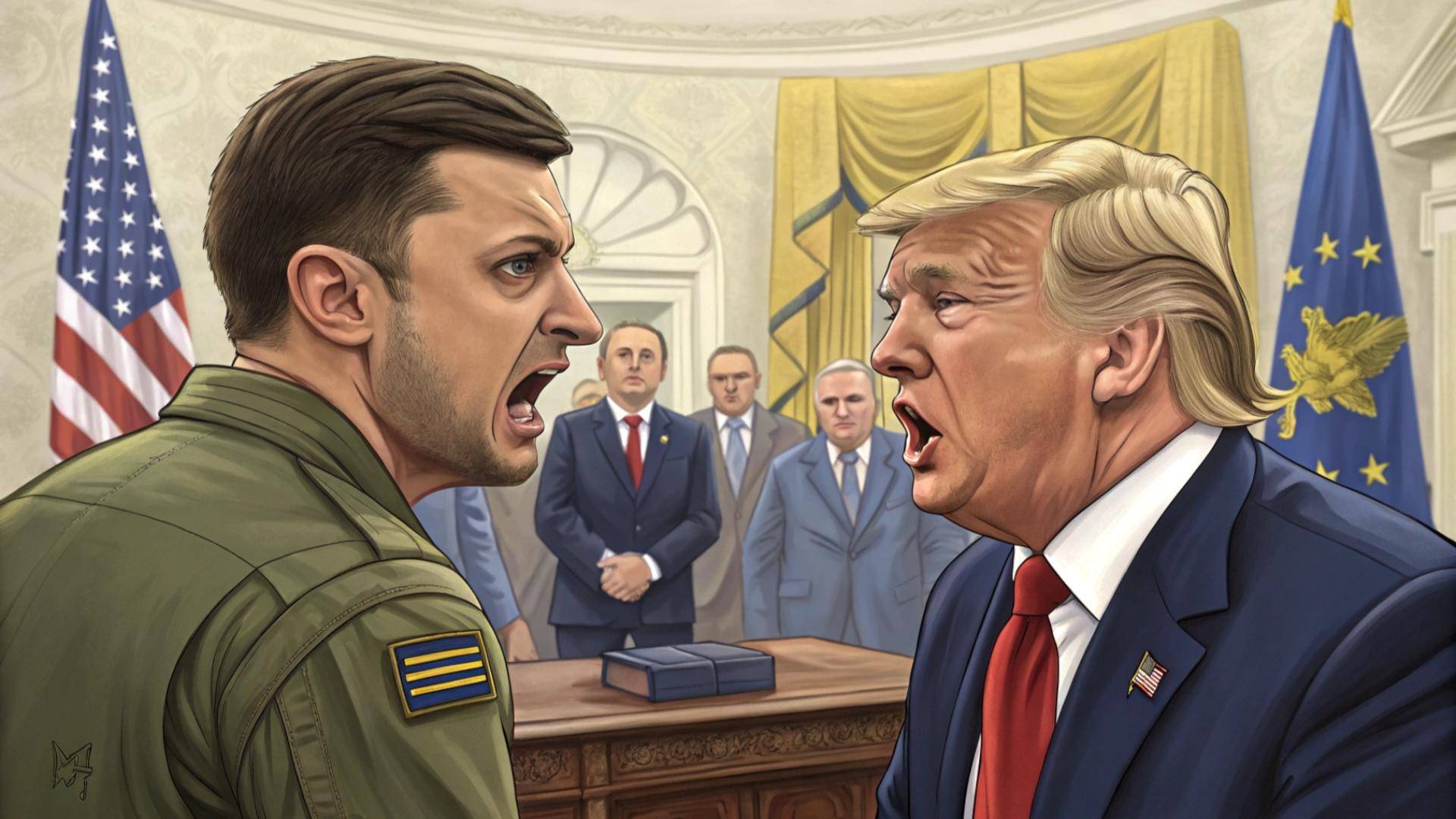 СРОЧНЫЕ НОВОСТИ | Зеленский перешёл черту: оскорбления Трампа и Вэнса шокировали США и ЕС