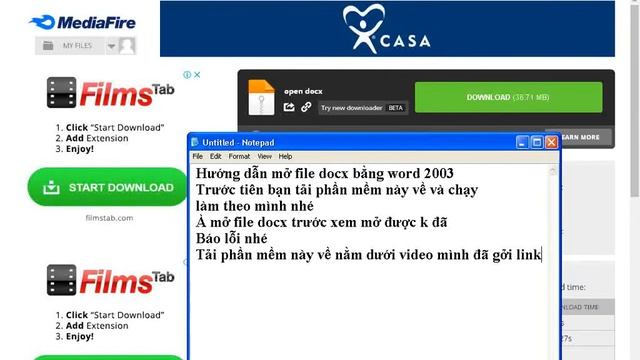 Hướng dẫn Mở file docx bằng word 2003 |FileFormatConverters