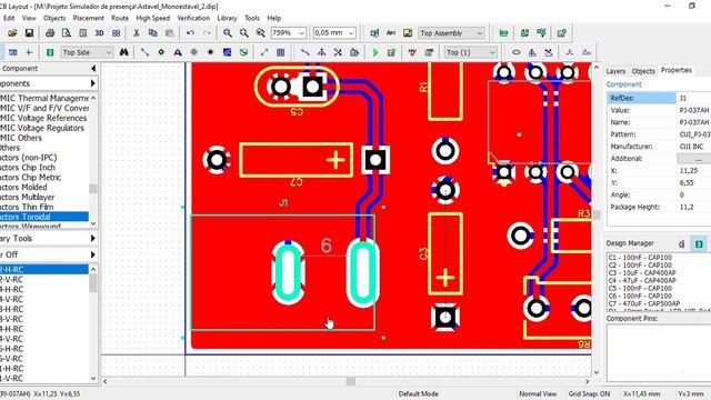 Sistemas Embarcados - Orçamento PCB - Astável Monoestável - Roteiro criação da planilha de custos