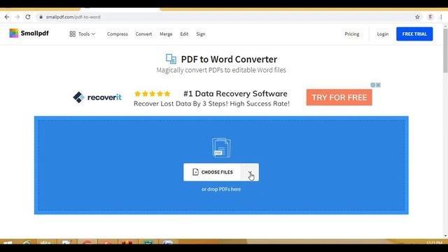 How To Convert PDF To Word In Telugu  | Coding Tricks