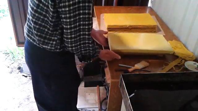 Эксперементальная вощина.