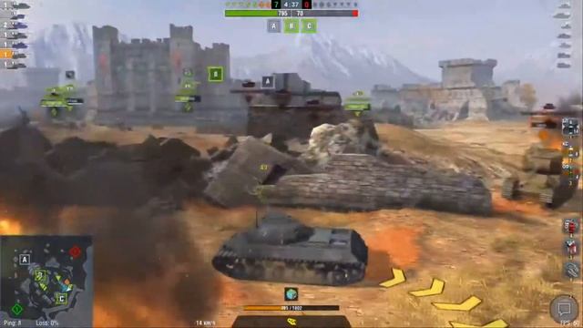 Невероятно удачный шот спас катку wot blitz | Нарезка со стрима ис-5, ис-6, ис-3 защитник.