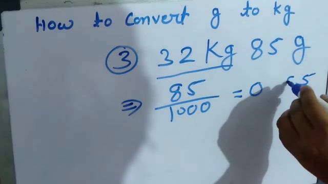 How to convert g to kg 🔥🔥 // Class-4th,6th #maths