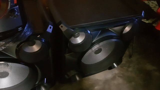 prueba de parlantes Samsung de 15 pulgadas