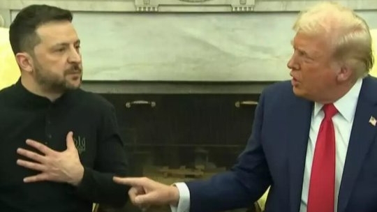 Потасовка Зеленского и Трампа (нейросеть)